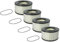 vhbw 4x Staubsaugerfilter kompatibel mit Heylo VC 30 H, VC 30 M Staubsauger - HEPA-Filter Schwarz Weiß