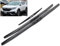 Escobillas Limpiaparabrisas Delanteras para Honda CR-V CRV MK5 2016-2021 26+17+12 - Goma Suave HD, Silenciosas y Duraderas, Fácil Instalación