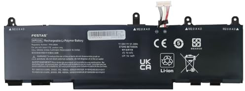 FESTAS WP03XL Batterie Compatible avec HP EliteBook X360 1040 G9/G10 2-in-1 | EliteBook 830 835 840 845 860 865 G9/G10 ZBook Firefly 14 G 9/G 10 A Mobile Workstation Series Ordinateur PC Portable