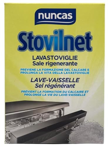 Sale Rigenerante Lavastoviglie, Previene la Formazione del Calcare e Prolunga la Vita della Lavastoviglie, 1500gr (1 Unità)