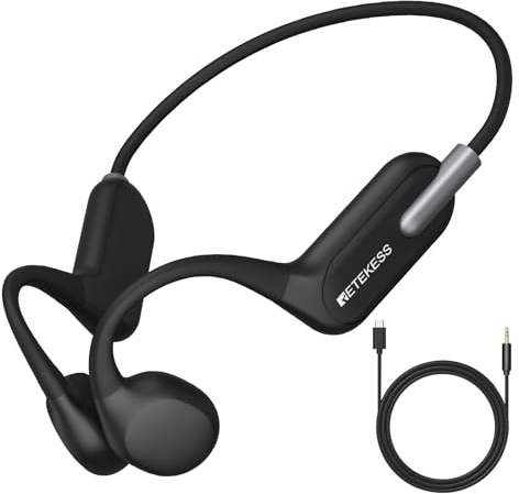 Retekess TT042 Casque Conduction Osseuse, avec Amplification Son, Ergonomique, Qualité sonore Claire, 200mAh, 8H, Confortables Porter, Compatible T130 T130S T130P T130U TT116 TT125