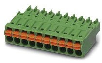 PHOENIX CONTACT FMC 1.513-ST-3.5 PCB connector, nominal cross-section 1.5 mm², green, number of connections 13, article family FMC 1.5..-ST, pitch 3.5 mm, 50 pieces