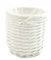 Shabby Chic White Wicker Waste Paper Basket Bin +Lining