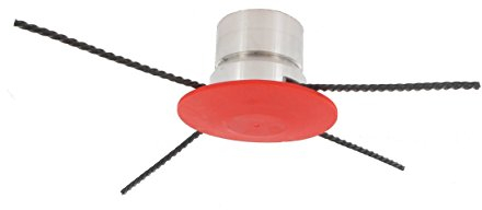 GREENSTAR - Tête Multifills - Alu/Résine - Grand Bol Glisseur En Resine - Pour Débroussailleuse Ou Coupe-Bordures Avec Alésage de 20 et 25,4mm - Pour Fil Nylon Ø 3,3 à 4,5mm