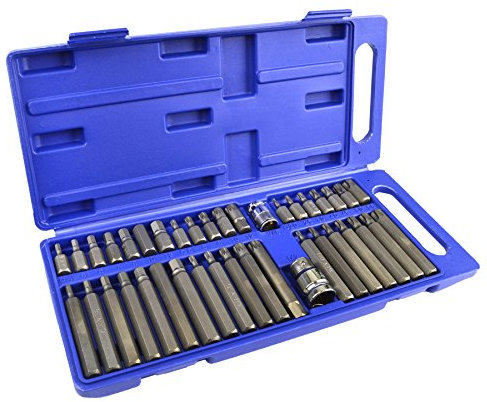 US Pro Bergen 40pc Torx, Spline, Hex Bit Socket Set B2200