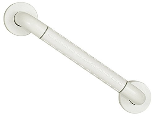 Haltegriff,Addfun®304 Edelstahl Bad Badewanne Geländer Dusche Handgriff Sicherer Rutschfester Griff Haltegriff für Älter und Kinder(Weiß,40cm)
