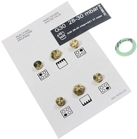 Sachet injecteurs gaz butane/propane (300115-20284) Four, cuisinière 4431910048 LISTO