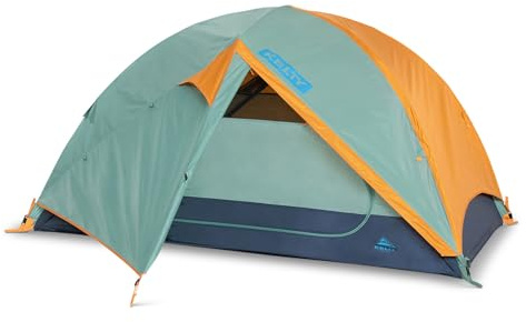 Kelty Wireless Freestanding Camping Tent, 2 4 or 6 Person Size, Huge Interior and Peak Height, Intuitive and Fast to Pitch, Color Coded Setup, 2 Door 2 Vestibule (2-Person)