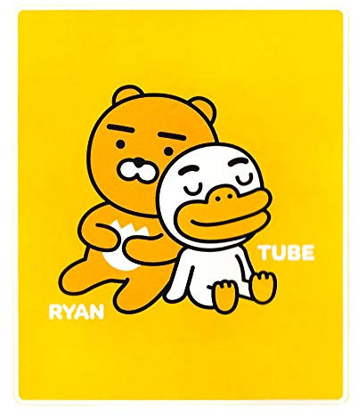 KAKAO FRIENDS Kakaotalk Fleece-Überwurfdecke, weich, warm, leicht, 152,4 cm, 1 Stück (Ryan Tube Duo)