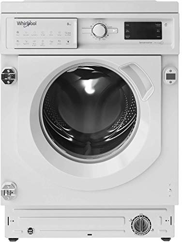 Whirlpool FreshCare BI WMWG 81484 UK Built-in Washing Machine, 8kg load, 1400rpm, White