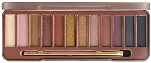 Markwins Essentials Naked Eyes - Palette Ombretti - Palette con 12 Ombretti Di Tonalità Naturale, Kit Trucchi Professionale Da Portare Sempre In Borsa - Set Trucco Da Regalo Per Ragazze - 150 g