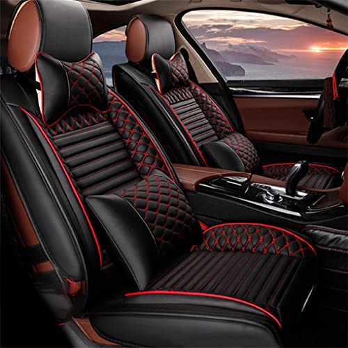 Muchkey 5-Sitze Auto Sitzbezüge Leder Set für Dacia Duster Prestige