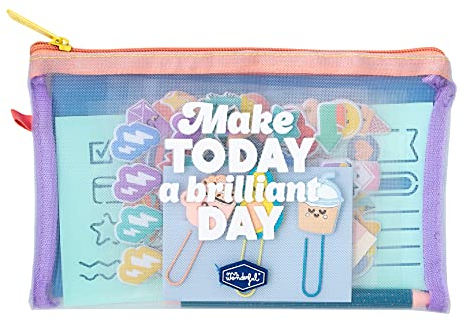 Mr. Wonderful - Kit para decorar tu diario, Multicolor - Make today a brilliant day