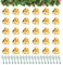 100 Stück Vintage kleine Glocke, Golden Craft Jingle Bells mit 100 Stück S Haken, Mini Eisen hängende Glocken für DIY Basteln, Weihnachten, Windspiele, die hängende Dekorationen herstellen