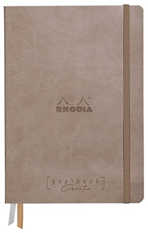 Rhodia 194151C Goalbook Creation Hardcover A5 50 Blatt 200g Maulwurfsgrau