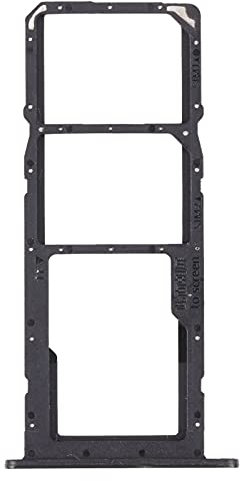 Compatible pour Huawei P Smart 2021 / PPA-L22B Chariot plateau porte-carte nano Sim1+ SIM 2 + fente pour carte mémoire micro SD Noir