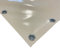 TENDAGGIMANIA PVC-Plane mit Ösen aus Aluminium, 650 g/m²- extra stark -mit umlaufendem Saum und Rundösen im Abstand von ca. 50cm- Massnahme 5m x 2,5m - Farbe: Creme