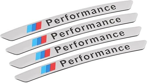 Aiydachy 4 PZ 3D Mozzo Ruota Adesivi Decorativi M Sticker auto Logo Badge Adesivi In Lega di Alluminio Materiale