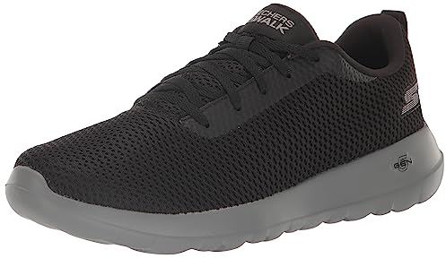 Skechers Men's Go Walk Max – Effort Sneaker, Black Grey, 9 UK