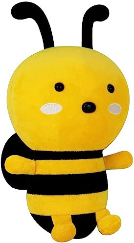 atenbeo 30cm Biene Kuscheltier, Kuscheltier Biene Plüschtier Biene Stofftier Kawaii Plush Cute Plushies Bienen Deko für Frauen Männer Kinder Erwachsene Mädchen Jungen Weihnachten Geburtstag