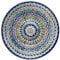 4BIG.fun Usbekische Lagan Ø42 cm Oriental Ljagan Ляган Schale aus Rischtan Keramik handarbeit Glasur Plate Handgemalt Teller Hand-Painted Handgefertigt Earthenware Usbekisch