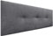 DHOME AQUALINE Pro Kopfteil aus Kunstleder oder Stoff für Kopfteile, gepolstertes Kopfteil, luxuriöses Bett (Stoff Aschgrau, 135 cm (Betten 120/135/140))