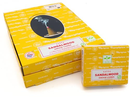Räucherkegel LAVISA, Meditation, Aromatherapie, Duft, Atmosphäre für Zuhause, Satya, Goloka, Golden Nag