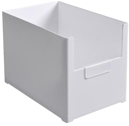 Stapelbare Aufbewahrungsbehälter Open Fron, Pantry Organizer Bin, Kunststoff Open Front Organizer Bin, Acryl stapelbare Eimer für die Küche, Caddy Korb für Hardware Werkzeug Lageru
