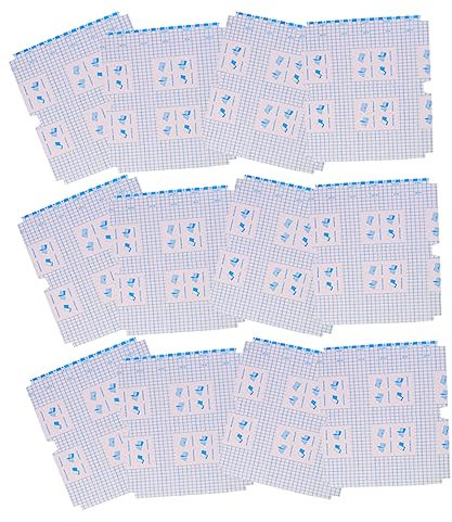 Selbstklebender Buchumschlag 16 Stück Kunststoff, Knitterfrei, A4