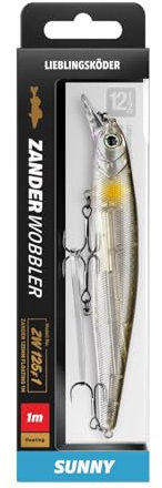 Lieblingsköder Zanderwobbler 125mm 20g - Wobbler zum Zanderangeln, Farbe Lieblingsköder:Sunny