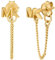 Michael Kors Women's Gold tone Semi precious Post Closure Earrings