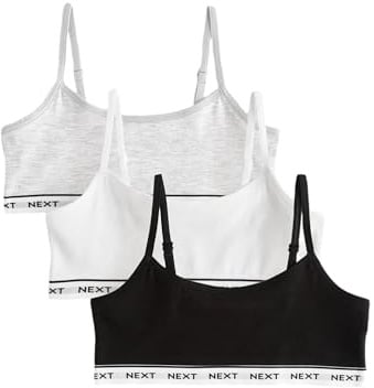 NEXT Mädchen 3er-Pack verkürzte Trägertops