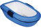 Trixie 40152 Katzentoilette Berto, Trennsystem, 39 × 22 × 59 cm, blau/dunkelblau/granit