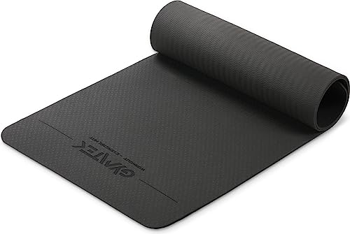 Tappetino da Ginnastica 181,5 x 61 x 0,6 cm - Tappetino Yoga - Antiscivolo - per Fitness - Pilates e Ginnastica - Materiale: TPE - Allenamento - Tappetino Pilates - Tappetino Sportivo