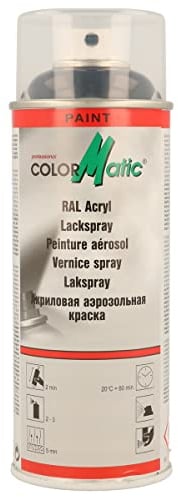 ColorMatic 856631 RAL-Acryl Lackspray RAL 9005 tiefschwarz glänzend 400 ml