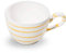 GMUNDNER KERAMIK Kaffeetasse, Volumen: 190 ml, Gelbgeflammt, handgemachte Keramik aus Österreich