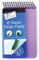 Just Stationery Neon Notizblock, 76 x 126 mm, Blockdeckel aus Polypropylen, 6 Stück