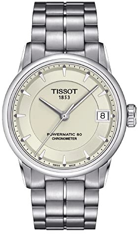 Tissot Damen Analog Automatik Uhr mit Edelstahl Armband T086.208.11.261.00