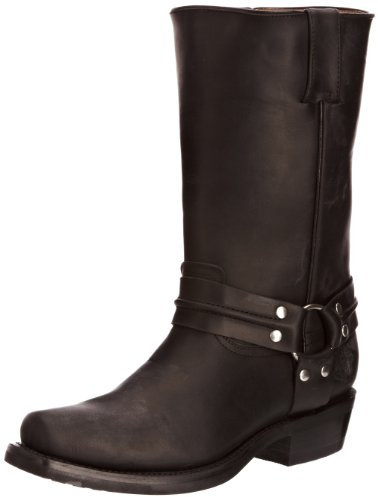 Grinders Mens Renegade Hi Black Leather Boots 44 EU