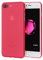 doupi UltraSlim Hülle kompatibel für iPhone 8 Plus / 7 Plus (5,5 Zoll), Ultra Dünn Fein Matt Oberfläche Handyhülle Cover Bumper Schutz Schale Hard Case Taschenschutz Design Schutzhülle, rot