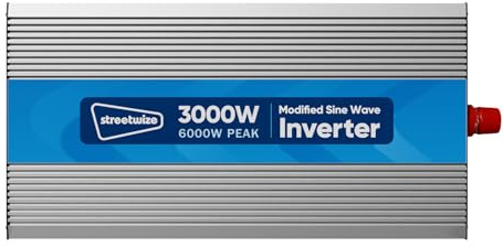 Streetwize 3000W Power Inverter – Portable Energy for Cars, RVs, Caravans & Camping with USB