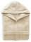 DOLPHIN Accappatoio Uomo/Donna con Cappuccio Spugna 340gr Cotone MOD. Active (Crema, M)