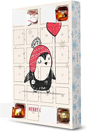Adventskalender mit Pralinen von Ferrero Merry Christmas little friend artboxONE Adventskalender Tiere
