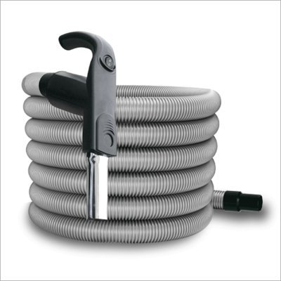 Tubo Flessibile da 9 Metri per Aspirapolvere Centralizzato - Compatibile con Aertecnica Tubò, Duovac, Disan e Sistem Air - Con Interruttore ON-OFF sull'Impugnatura