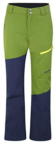 Ziener Tavan Ski Pant - Light Olive/Dark Blue