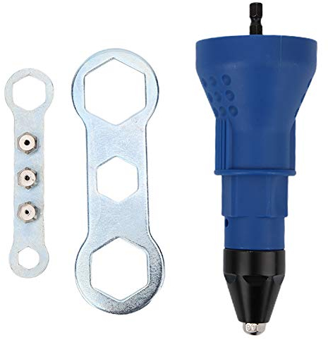 Accesorio de Taladro de Remache Adaptador de Pistola de Tuerca de Remache Adaptador de Taladro de Remachado Inalámbrico Accesorios para Herramientas Eléctricas