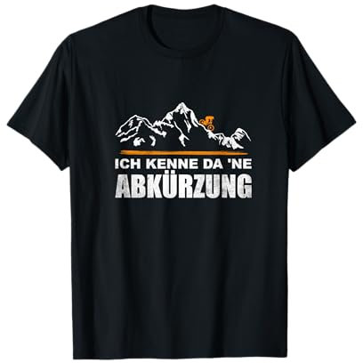 Ich kenne da 'ne Abkürzung Spruch Mountainbike Trikot T-Shirt