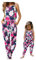 YunYoud Mama mit Tochter Jumpsuit Damen Sommer Outfits äRmellose Sling RüCkenfreie Kinder Baby Strampler Mädchen Kleidung Blumenkleid Overall One Piece Kinderbekleidung Mit Taschen Muttertagsgeschenk