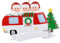 MAXORA Weihnachtsdekoration für Wohnmobile, Familien-Roadtrip, personalisierbar, mit Weihnachtsbaum, 3 Stück