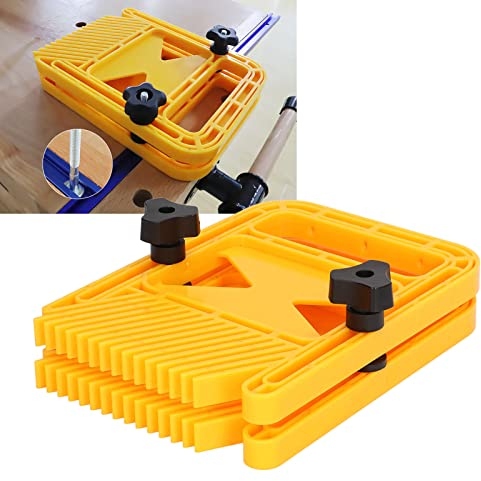 Uadme Featherboards Feather Loc Board Set Strumenti multiuso Dispositivo di sicurezza per la lavorazione del legno Feather Loc per seghe da tavolo Seghe a nastro Tavoli Recinzioni Strumenti lavorazio